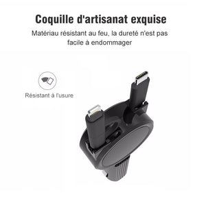 3-en-1 Chargeur Voiture Avec Câble Rétractable - ciaovie