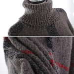 Ciaovie™ Pull châle à Carreaux - ciaovie