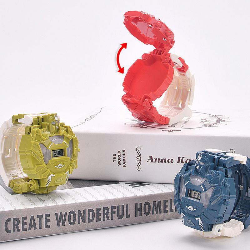 Montre de Robot Déformable Intéressante pour Enfants