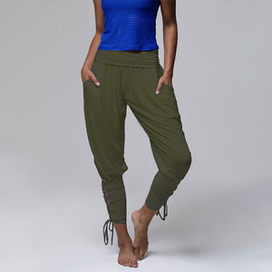 Ciaovie™ Pantalon Yoga Sarouel Femme Spandex Capri Pilates Sport - ciaovie
