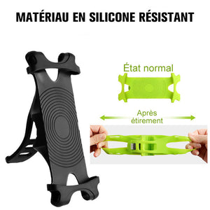 Support de Téléphone de Vélo Universel en Silicone Antidérapant Réglable - ciaovie