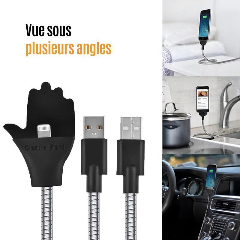 Câble de données de Chargement de Paume variée pour Apple, Android, Type-c - ciaovie