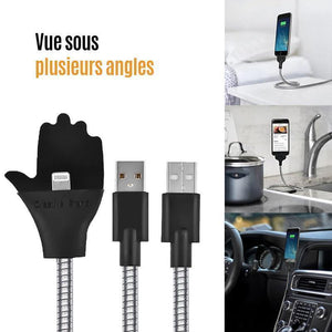 Câble de données de Chargement de Paume variée pour Apple, Android, Type-c - ciaovie