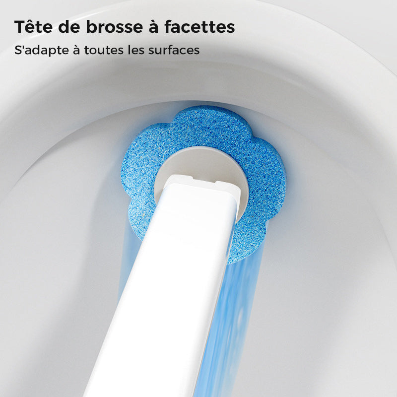 Système de nettoyage des toilettes à usage unique