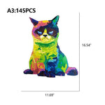 Puzzles de Chat en Arc-en-Ciel