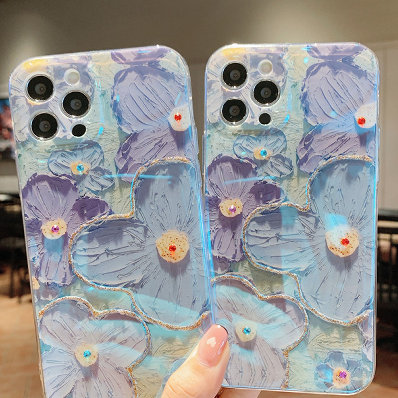 ✨Étui de téléphone exquis de peinture à l'huile colorée pour iphone✨