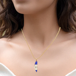 Couronne bleue et blanche