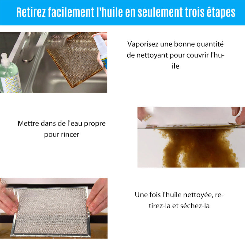 Mousse Nettoyante Polyvalente Anti-Huile