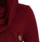 Robe-pull à Capuche Longue Élégante - ciaovie