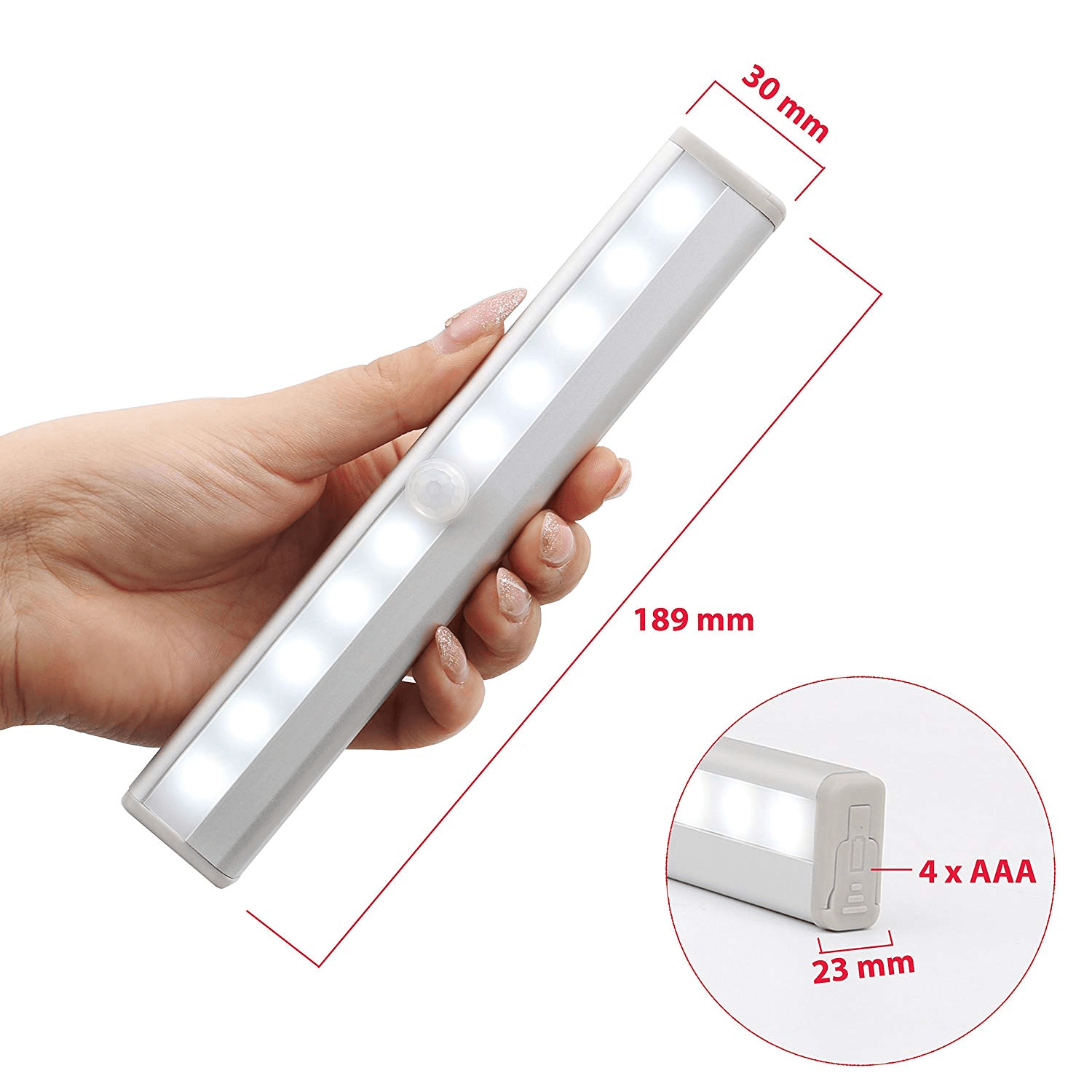 Éclairage de Placard à LED avec Détecteur de Mouvement - ciaovie