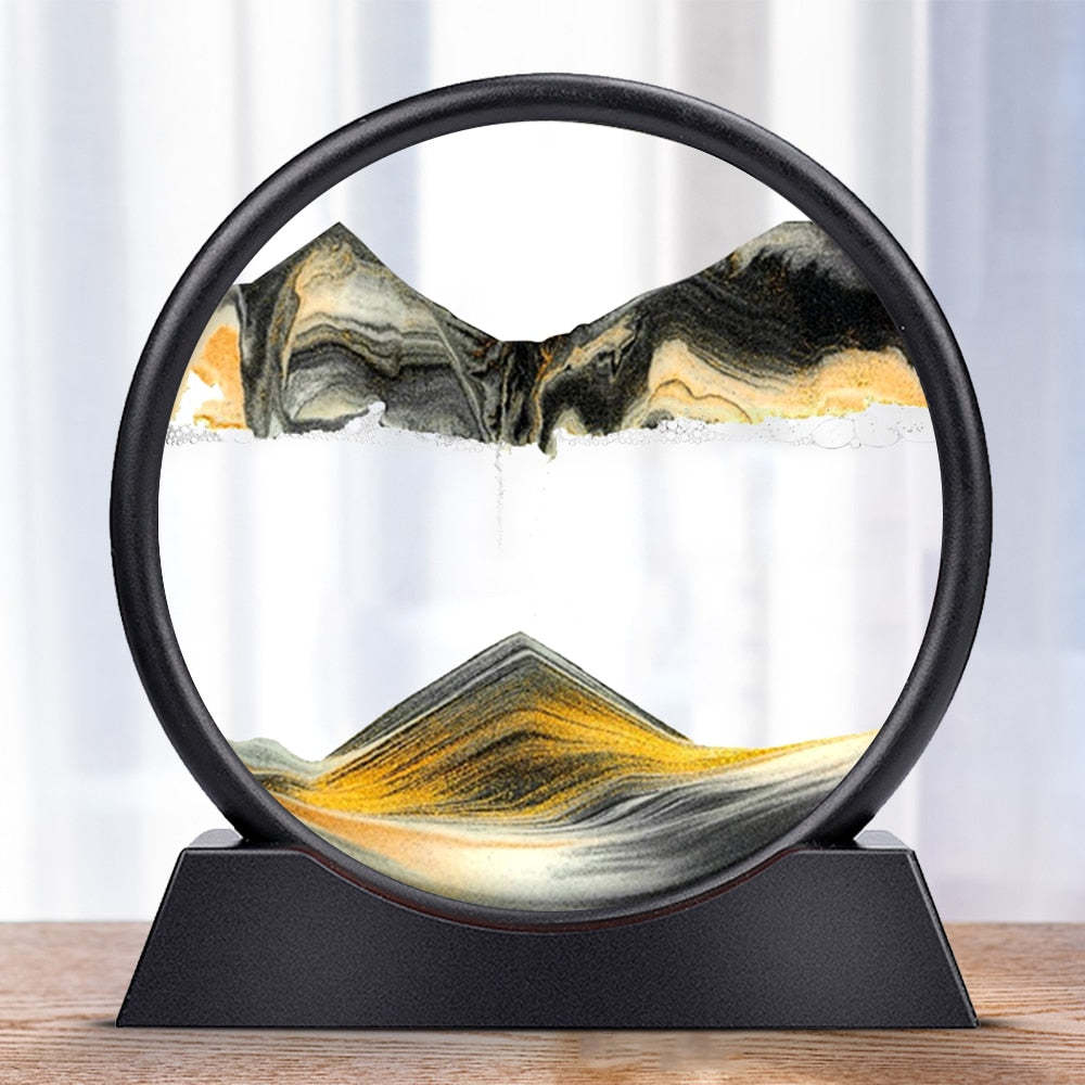 Paysage 3D de Mer Profonde de Sablier