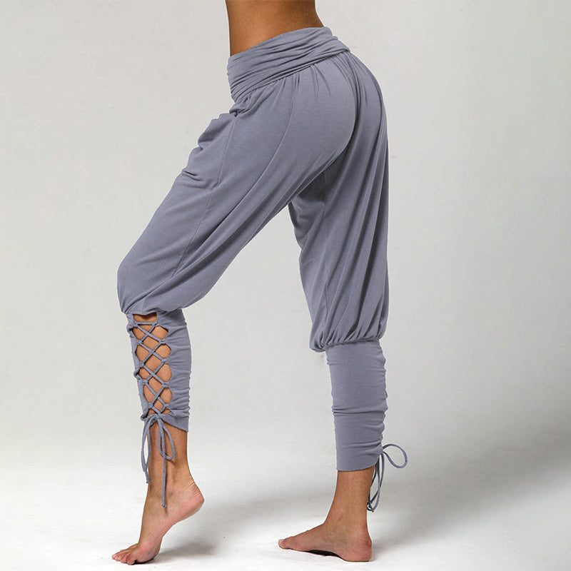 Ciaovie™ Pantalon Yoga Sarouel Femme Spandex Capri Pilates Sport - ciaovie