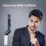 Peigne lisseur cheveux et barbe pour homme - ciaovie
