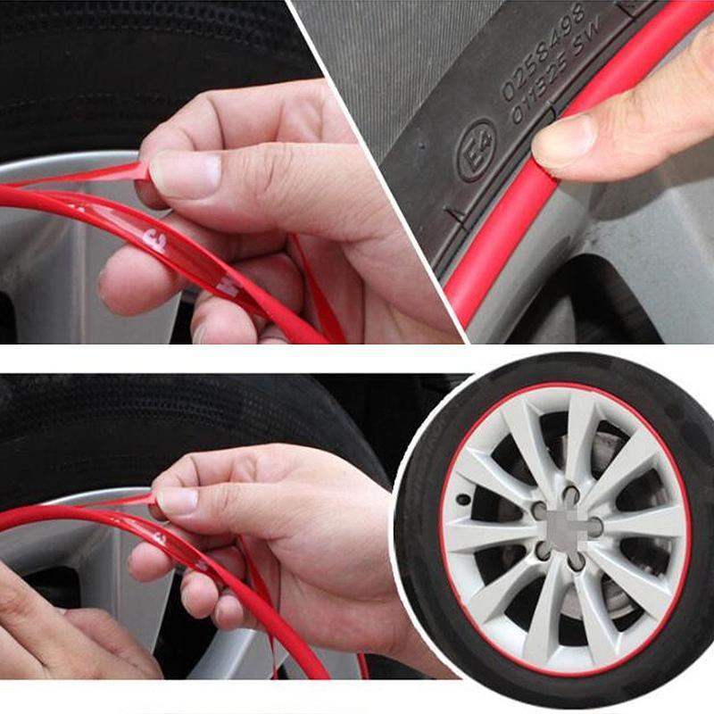 Bande Décorative de Protection pour Jante de Roue de Voiture