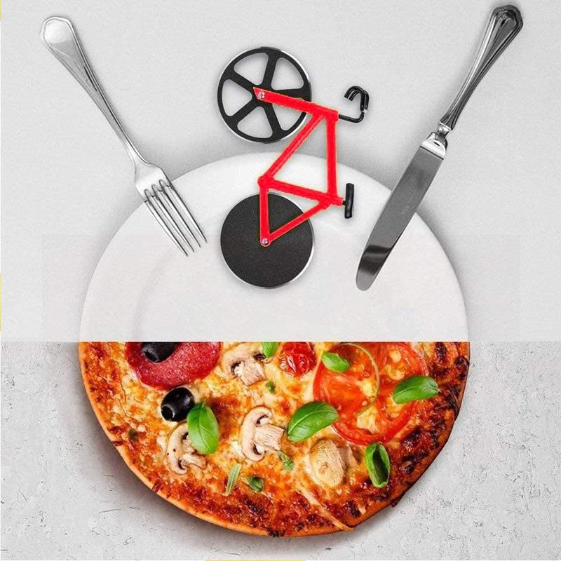Couteau à Pizza en Forme de Vélo