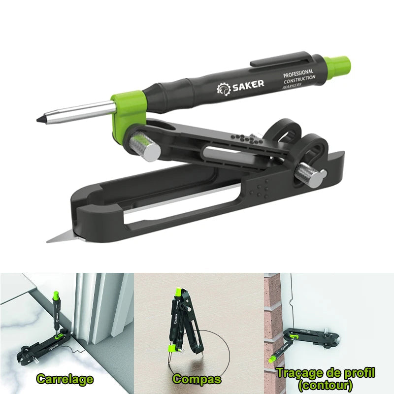 [PRÉVENTE] Saker Crayon de Construction Multifonctionnel