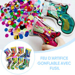 Pistolet gonflable de feux d'artifice de jouet