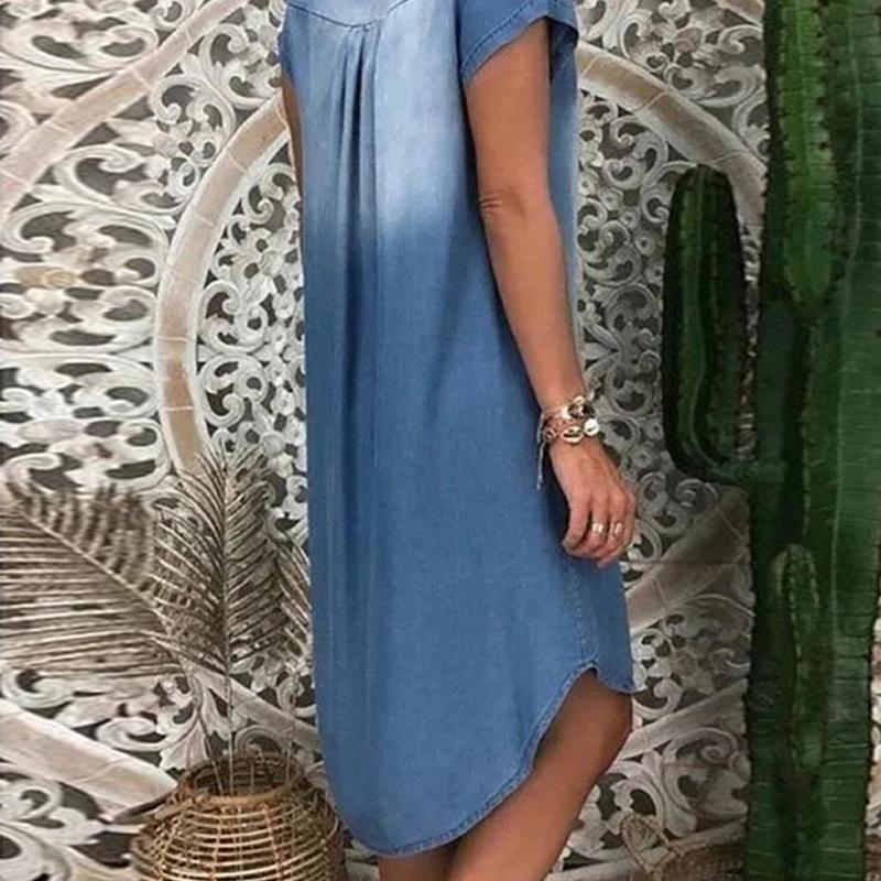 Robe Décontractée à Motif Imprimé pour Dames