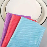Chiffon de Nettoyage en Microfibre de Texture en Écailles de Poisson, 5 PCs