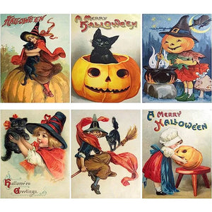 Carte Postale Halloween Vintage (24 pièces)