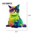 Puzzles de Chat en Arc-en-Ciel