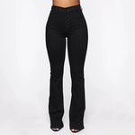 Ciaovie ™ Jean Délavé à Taille Haute pour Femmes - ciaovie