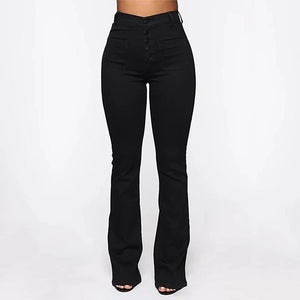 Ciaovie ™ Jean Délavé à Taille Haute pour Femmes - ciaovie