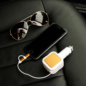 Ciaovie™ Chargeur de Voiture Multi avec Câble de Chargement Rétractable - ciaovie