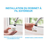 Tête de robinet ABS à 360 degrés - ciaovie