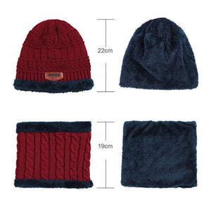 Ciaovie™ Ensemble Hiver Bonnet avec Écharpe en Tricot - ciaovie