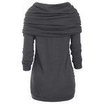 Robe-pull à Capuche Longue Élégante - ciaovie