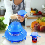 6-Pieces Couvercles De Bol Silicone - ciaovie
