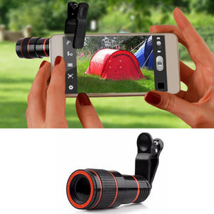 Kit d'objectif pour caméra de téléphone 12X - ciaovie