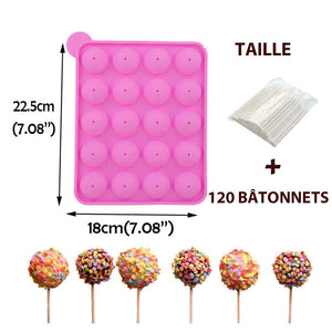 Moule en Silicone pour Gâteau Sucette