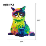 Puzzles de Chat en Arc-en-Ciel