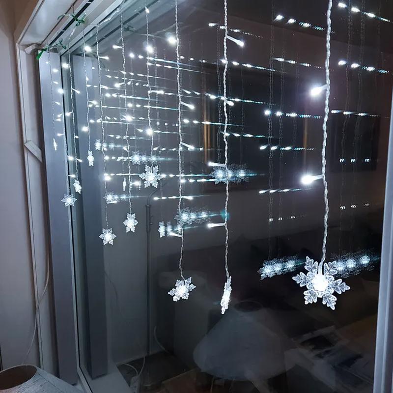 Lumières Décoratives LED De Flocon de Neige