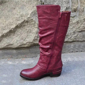 Bottes Aux Genoux Pour Femmes Bottes Punk - ciaovie