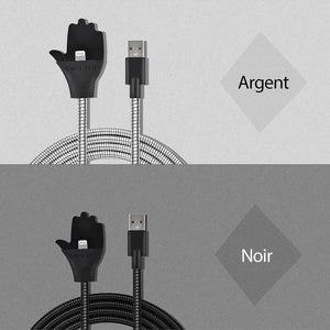 Câble de données de Chargement de Paume variée pour Apple, Android, Type-c - ciaovie