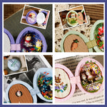 Modèle de maison en forme de noyer microscopique bricolage créatif