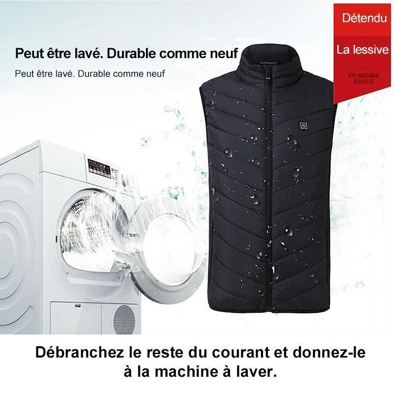 Hommes Chauffé Gilet Isolé Veste - ciaovie