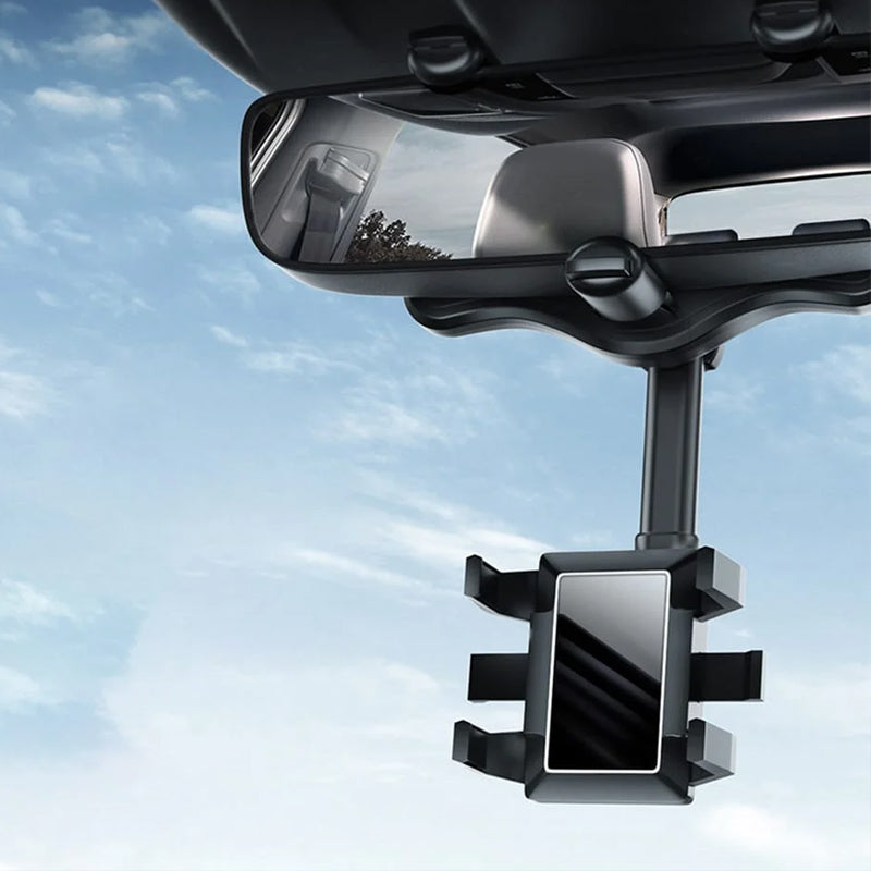 🤳🏽Support de téléphone pour rétroviseur de voiture rotatif à 360°