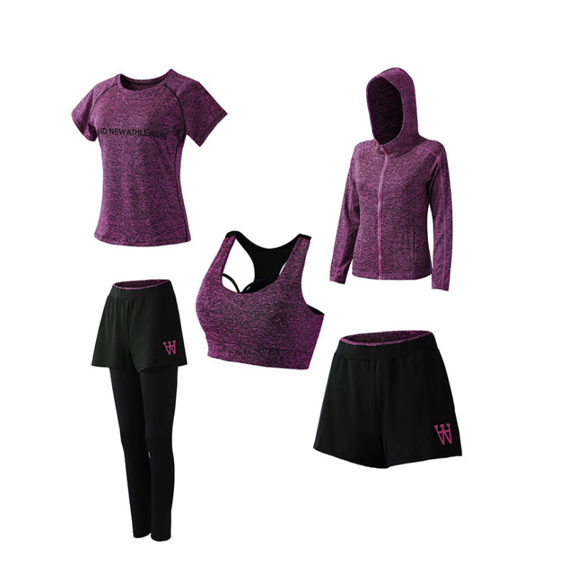 Ciaovie™ Costumes pour Dames Fitness à Séchage Rapide (5 Pièces) - ciaovie