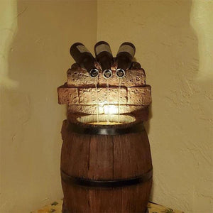 Fontaine Extérieure En Forme de Bouteille de Vin