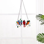 🎁Tentures de vitrail oiseaux🐦