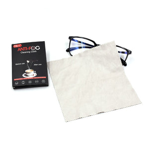 Chiffon de Nettoyage Anti-buée en Nano-microfibre pour Lunettes