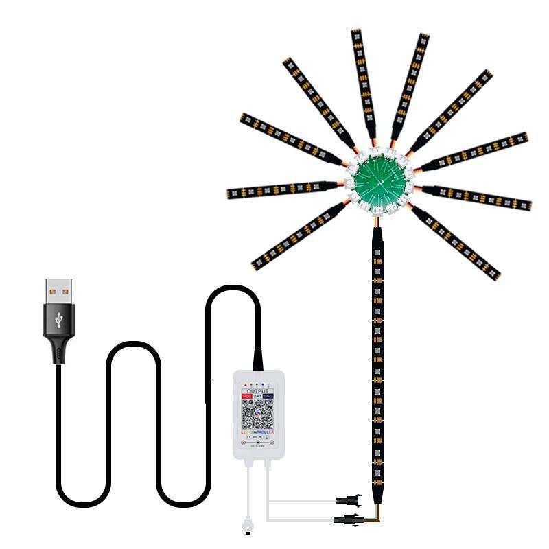 Lumières LED de feu d'artifice