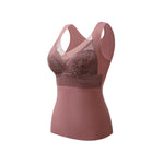 Sous-vêtement thermique à soutien-gorge intégré 2 en 1