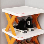 Organisateur de rangement pour étagère à chaussures multicouche