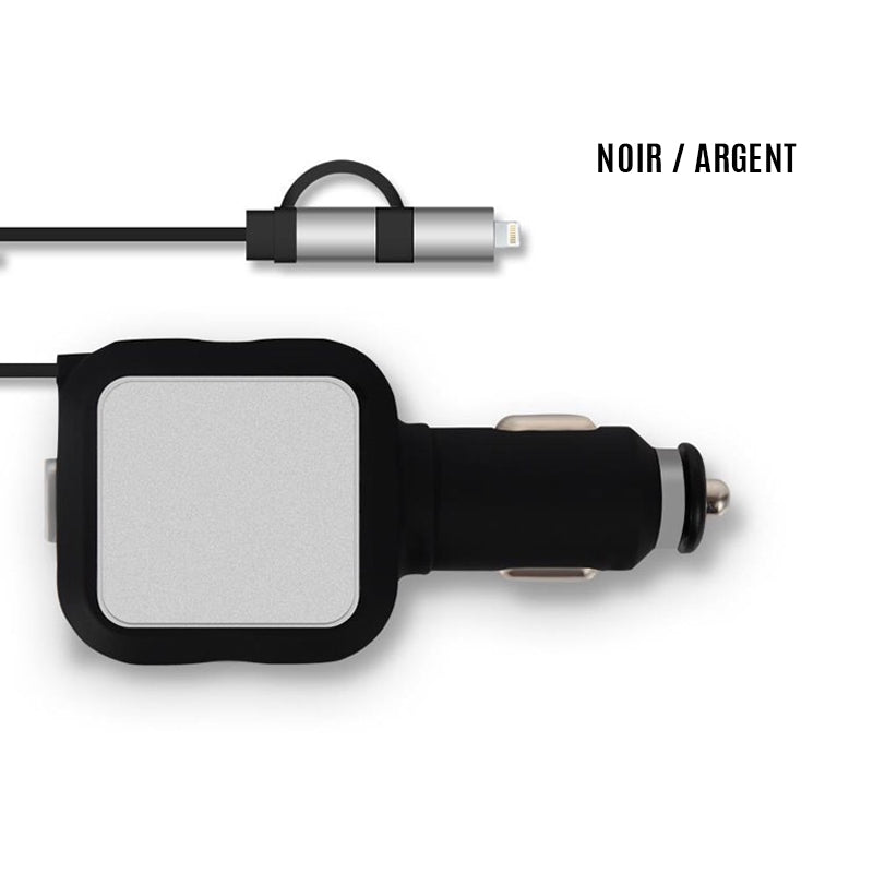 Ciaovie™ Chargeur de Voiture Multi avec Câble de Chargement Rétractable - ciaovie