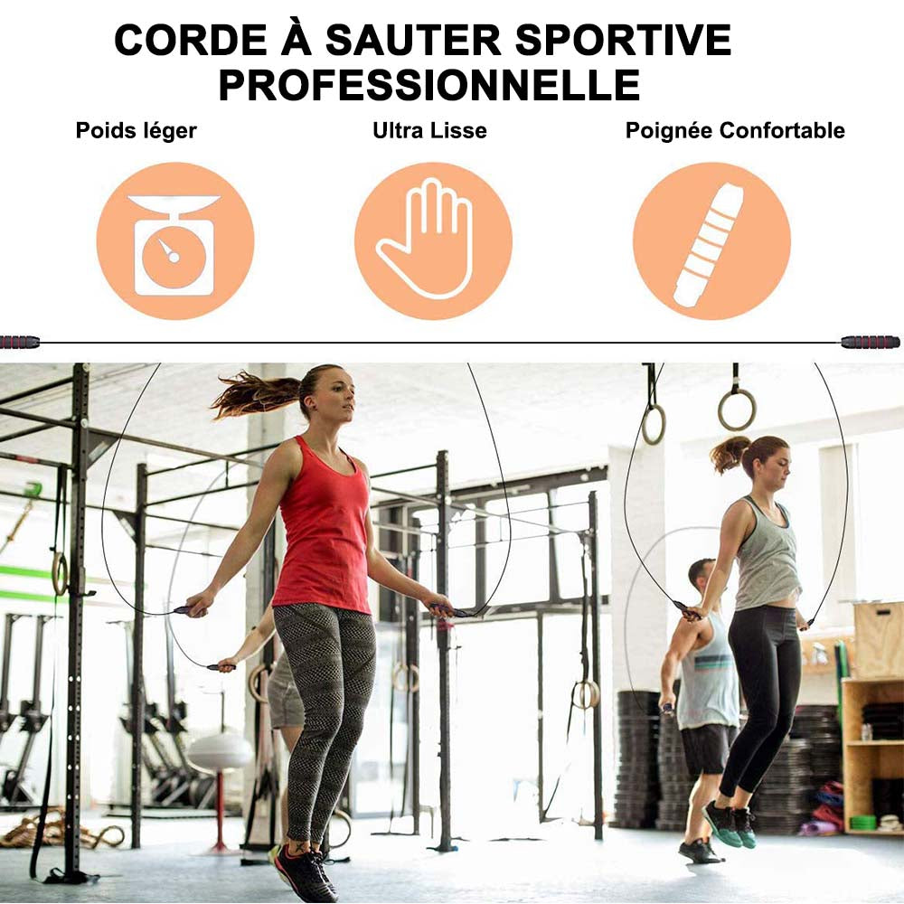 Ciaovie™ Corde à Sauter en Acier Ergonomique - ciaovie